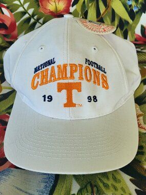 Tennessee Volunteers 1998 National Champions Logo 7 Snapback Hat Peyton Manning